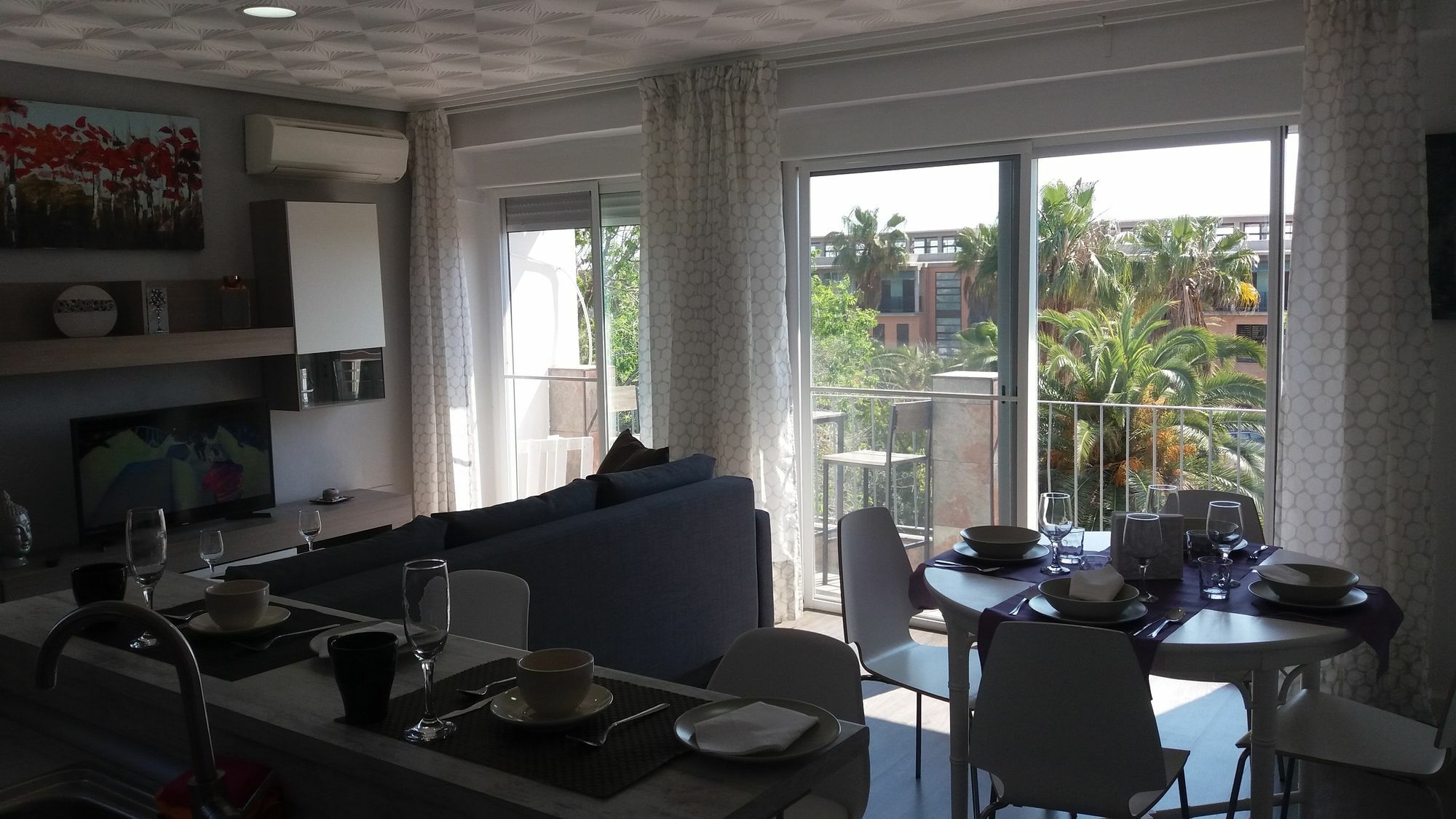 Apartmentsuitespain Atic Panoramic Beach Valencia Buitenkant foto